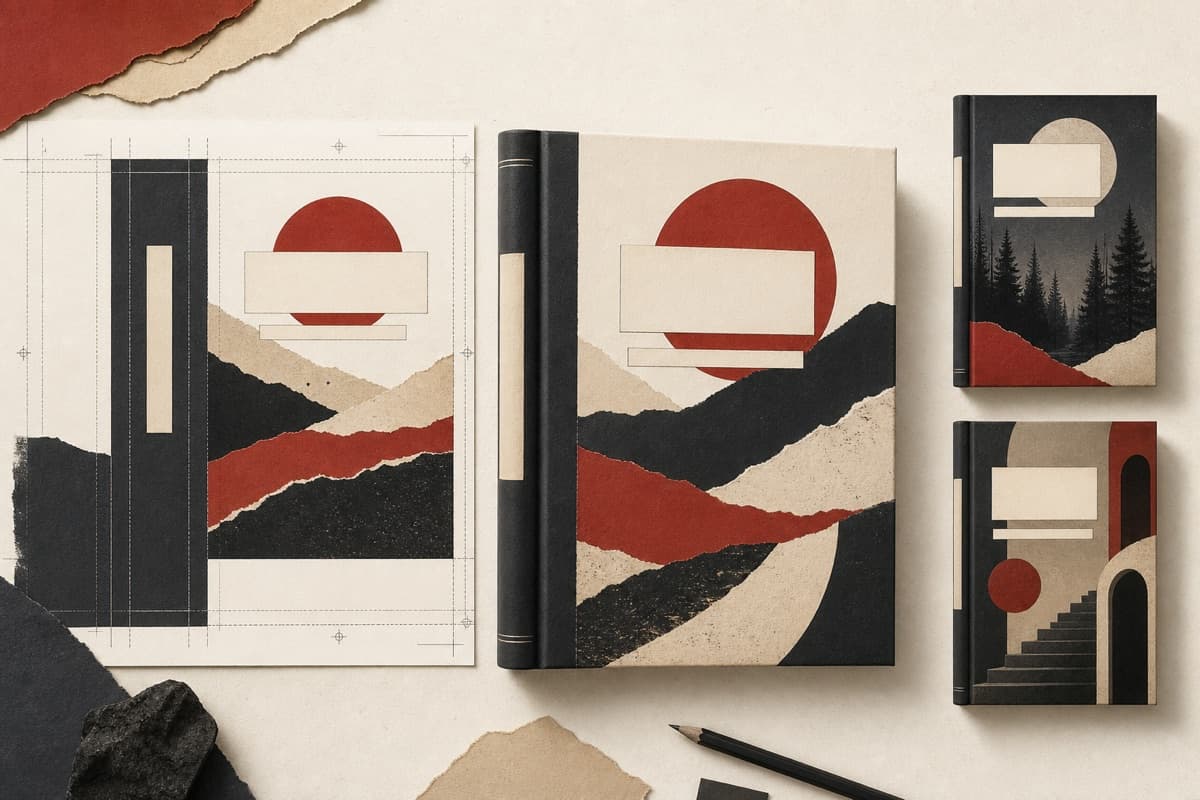 Book Cover Generator abstract image creation illustration.