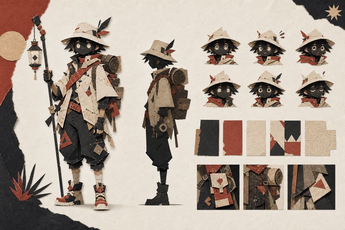 Character Generator abstract image creation illustration.