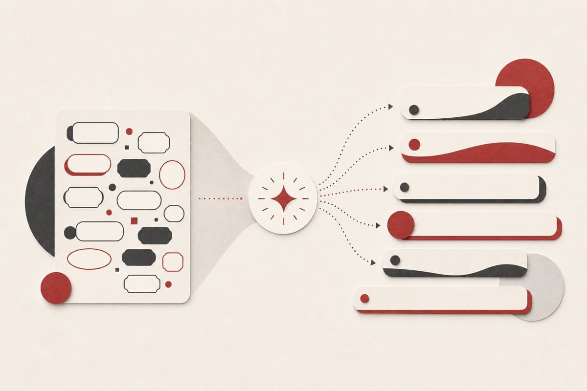 AI Slogan Generator abstract writing illustration.