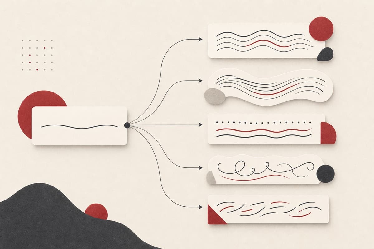 Freaky Text Generator abstract writing illustration.